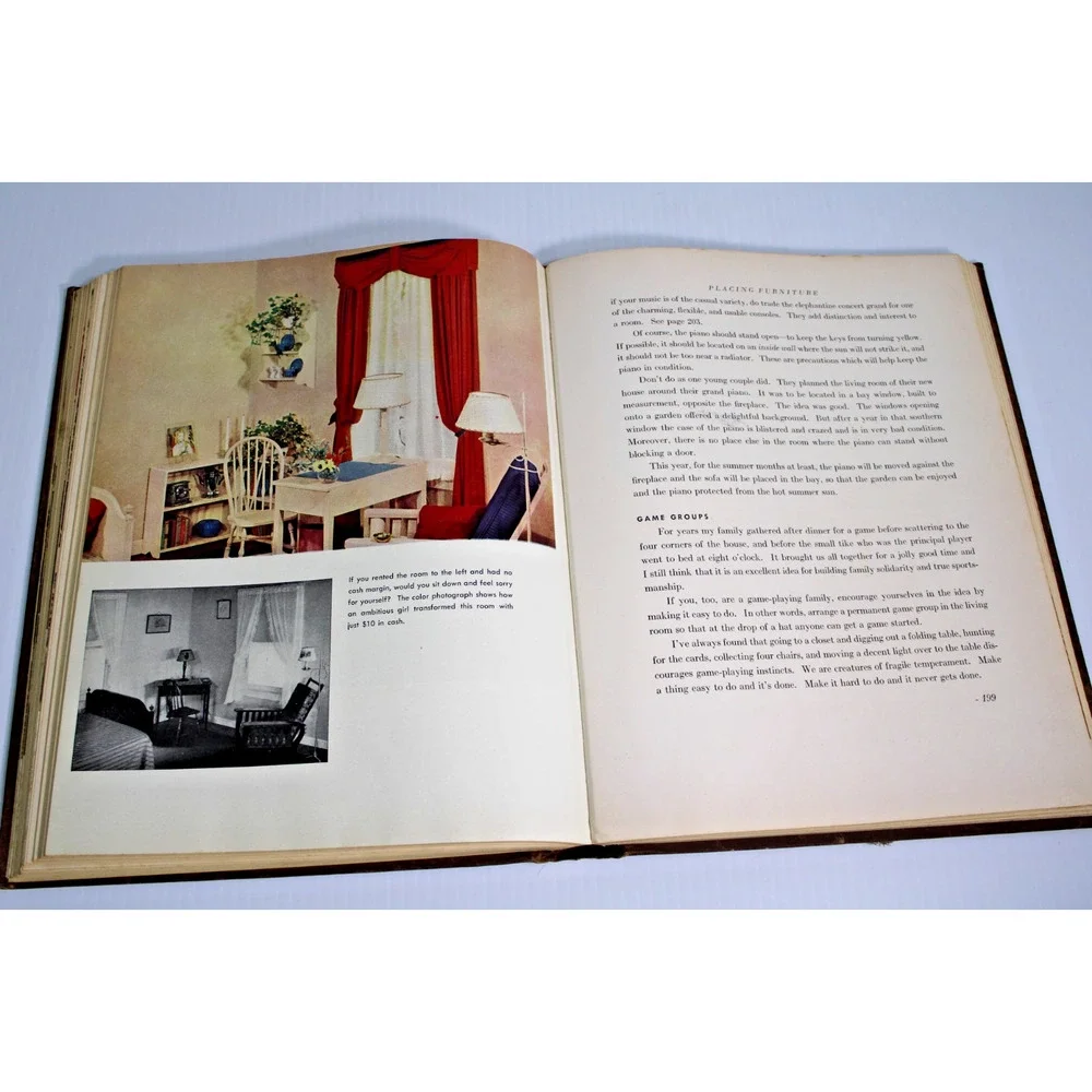 Vintage 1940 Popular Home Decoration Mary Davis Gillies McCall’s Interior Design